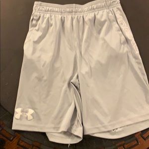 Silver boys Under Armour  shorts